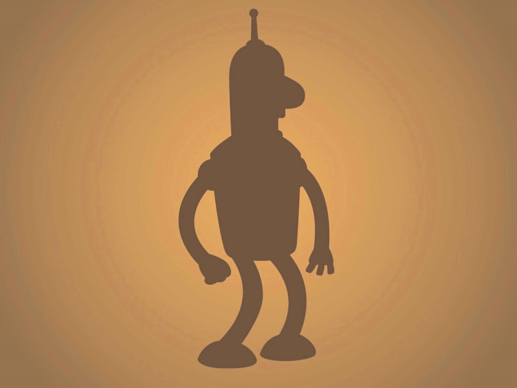 Силуэт Бендера обои