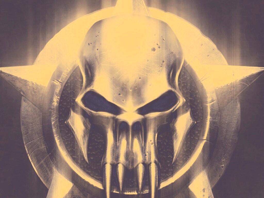 Клыкастый череп обои