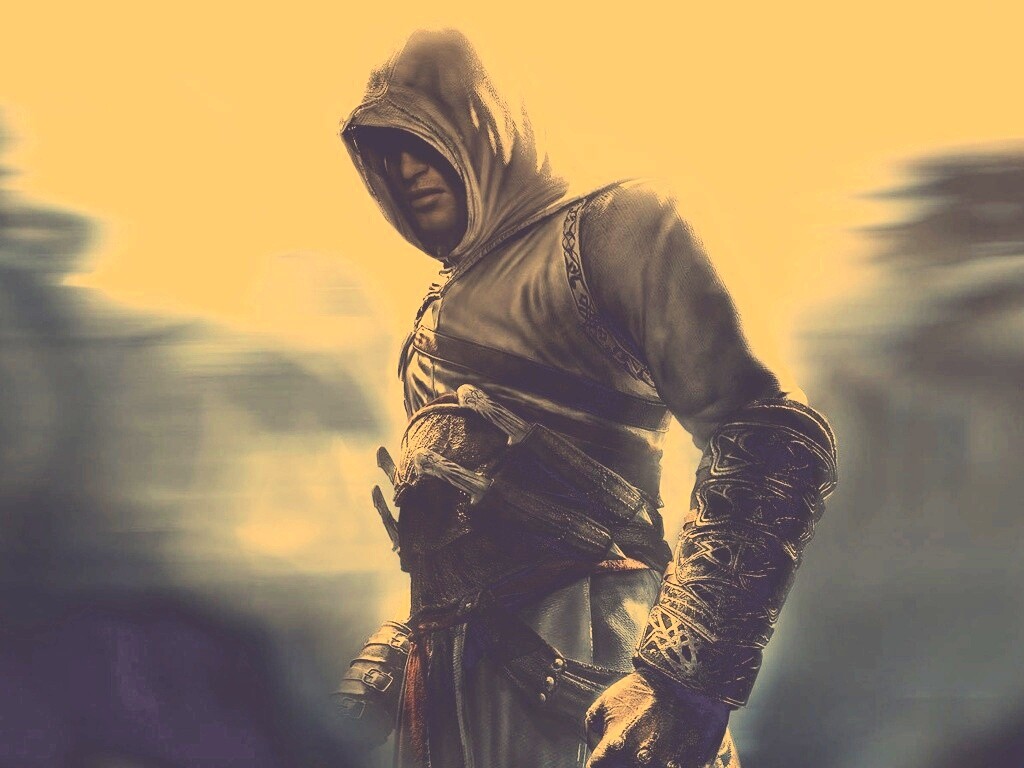 Ассасин в толпе обои