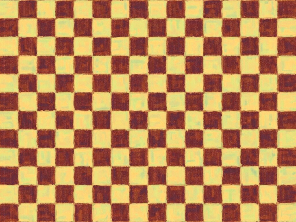 Рисованные красно-голубые клетки обои