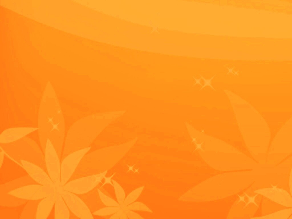 Оранжевый цветочный фон обои