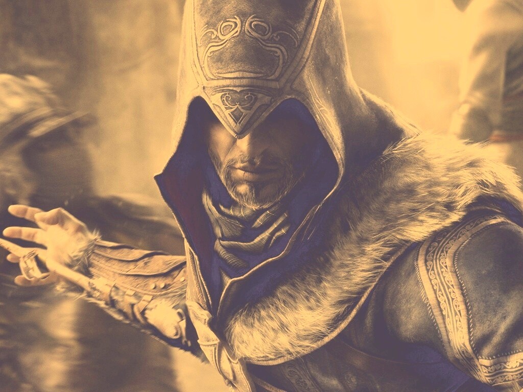 Ассасин перед атакой обои