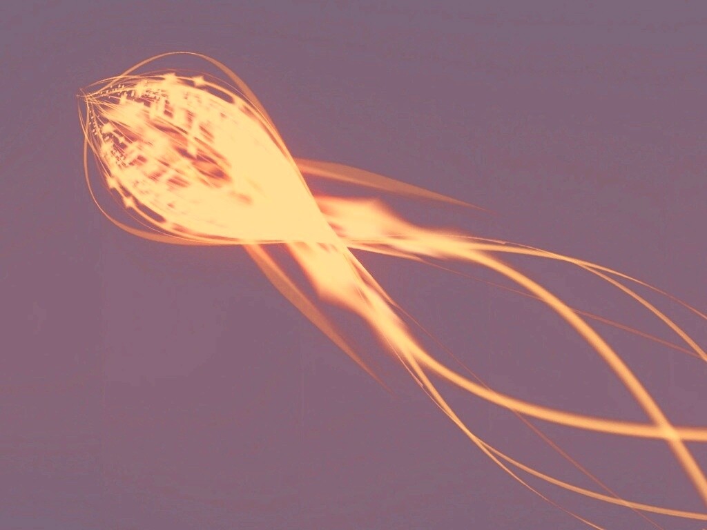 Сгусток красных линий обои