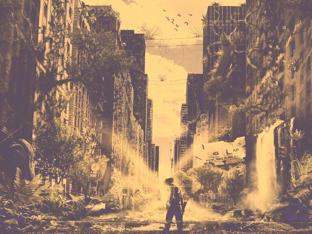 Постапокалиптический мир обои