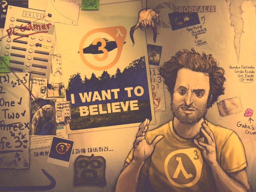 Half Life 3 - I want to believe обои