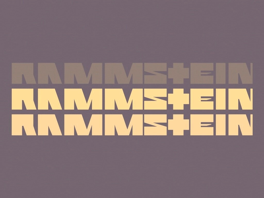 Rammstein логотип обои