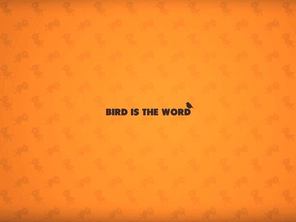 Bird is the word обои
