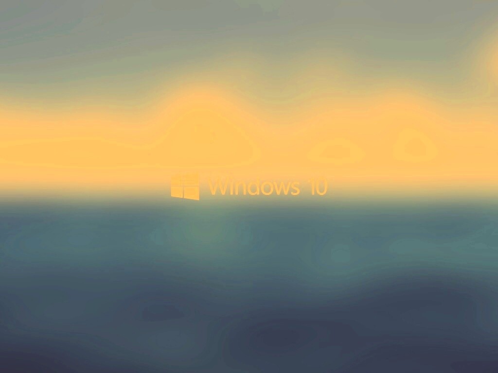 Windows 10 на синем фоне обои