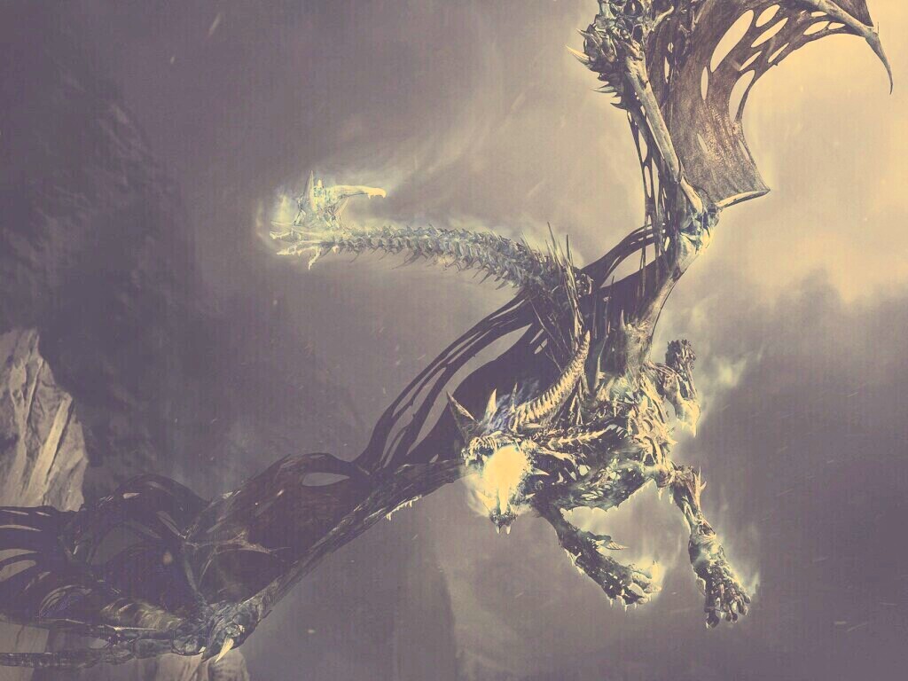 Ледяной дракон обои