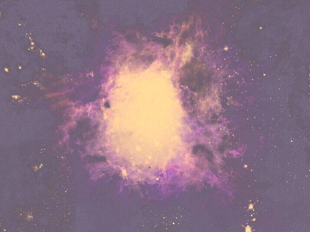 Фиолетовая туманность обои