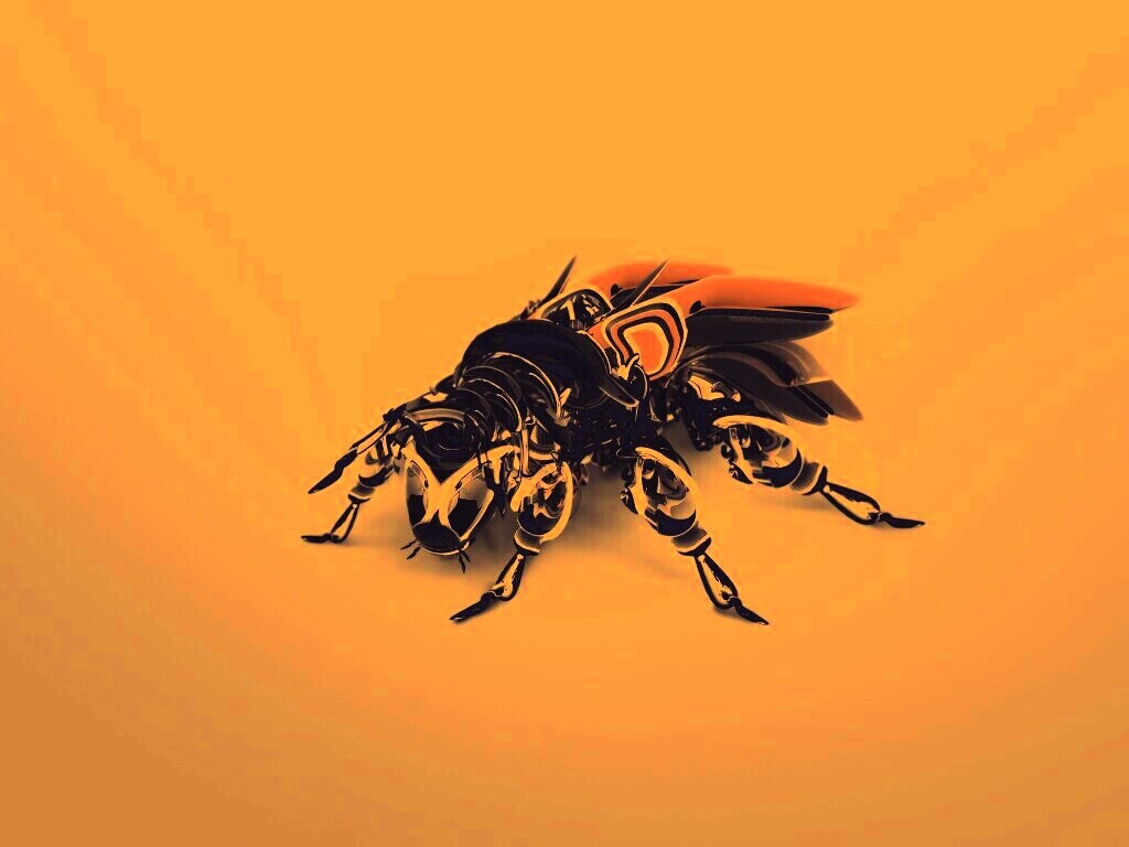 Кибер муха обои