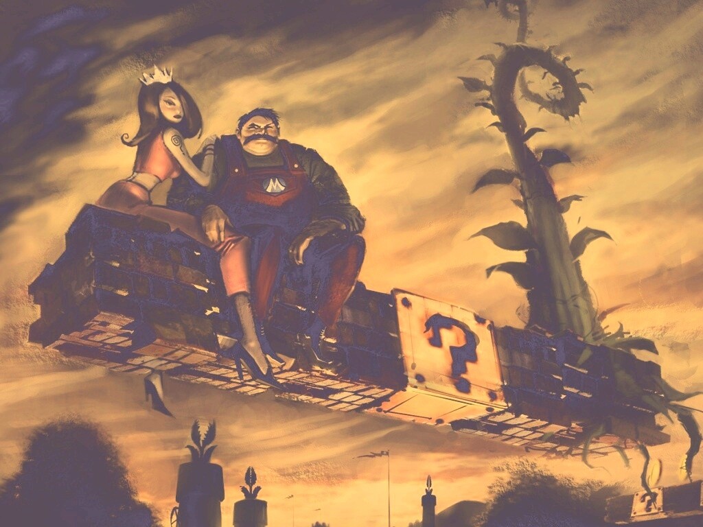 Марио - альтернативная концовка обои