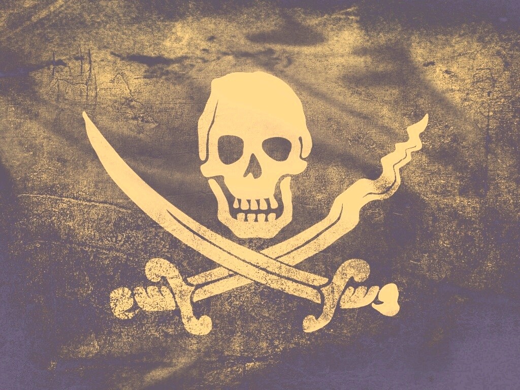 Пиратский флаг обои