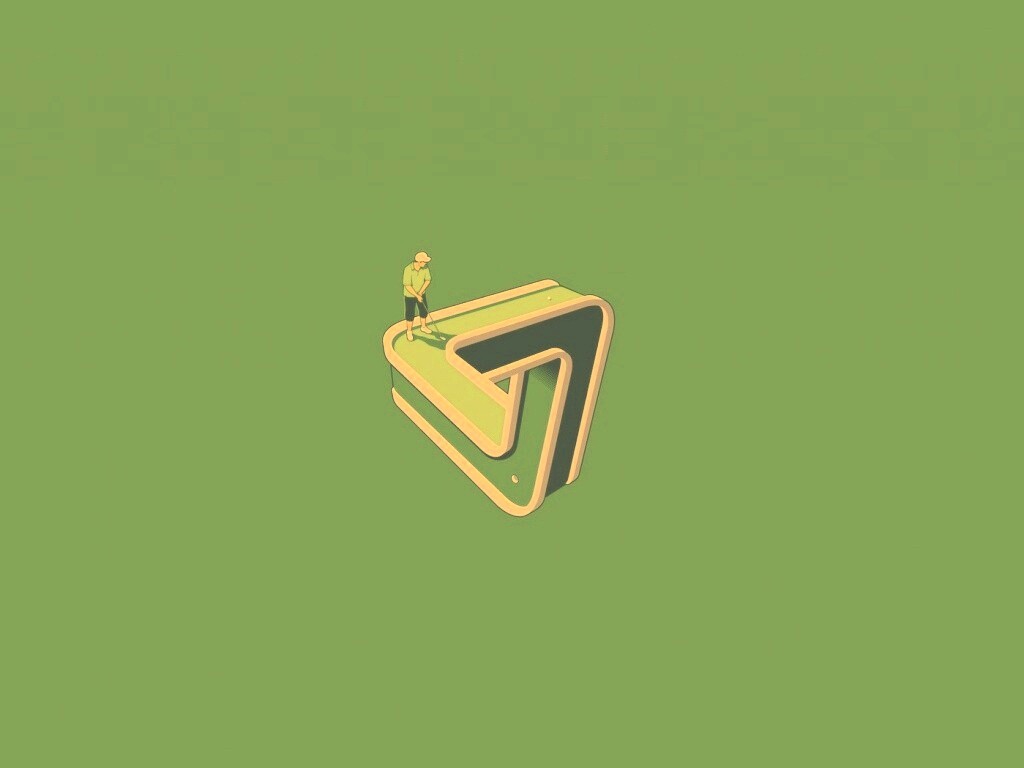 Специфический гольф обои