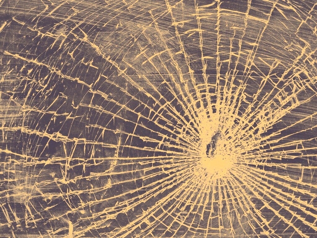 Разбитое стекло, текстура обои