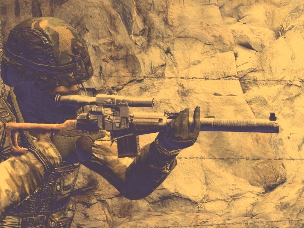 Снайпер из Counter Strike обои