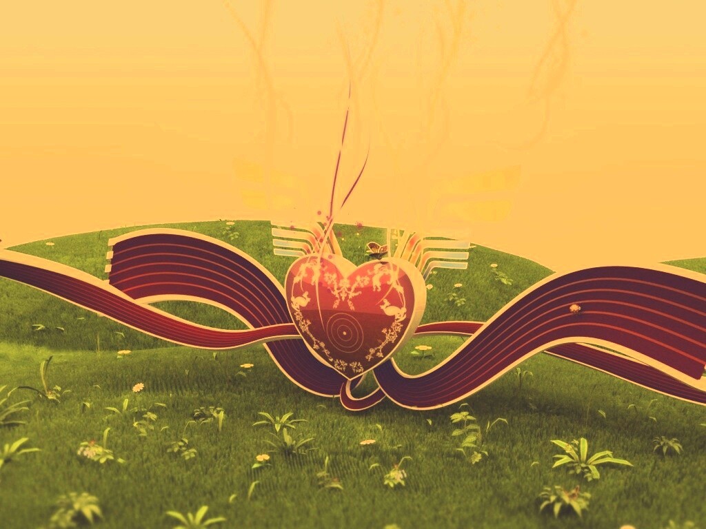 Валентинка обои