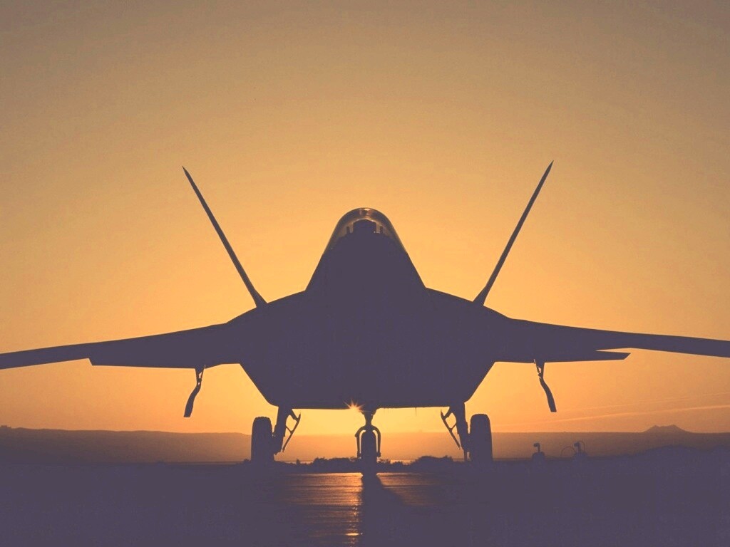 Истребитель F22 обои