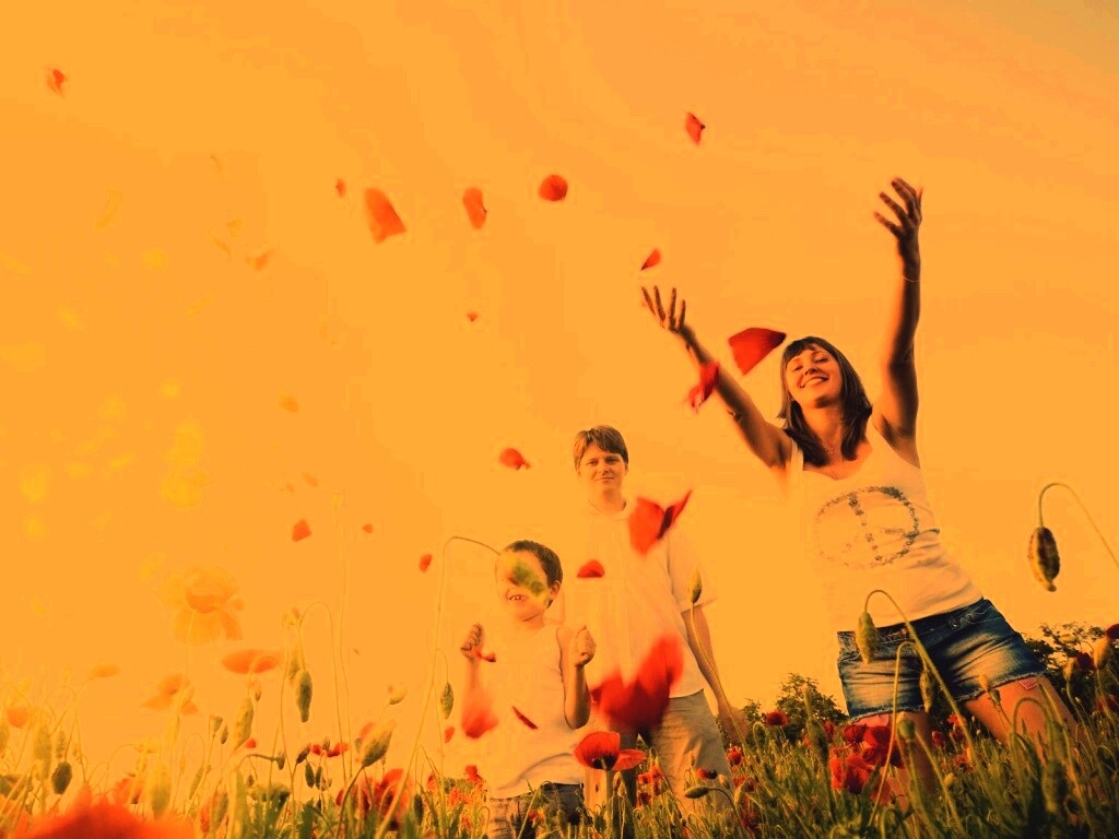 Счастье и радость обои