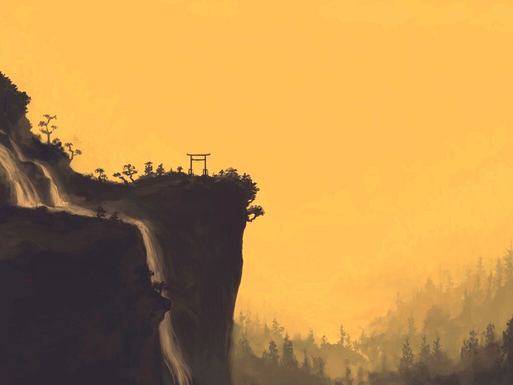 Пейзаж в китае обои