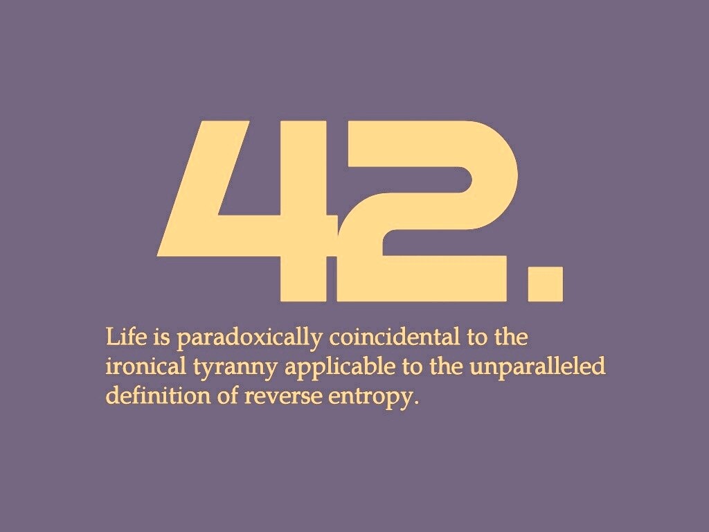 Ответ жизни, вселенной и вообще обои