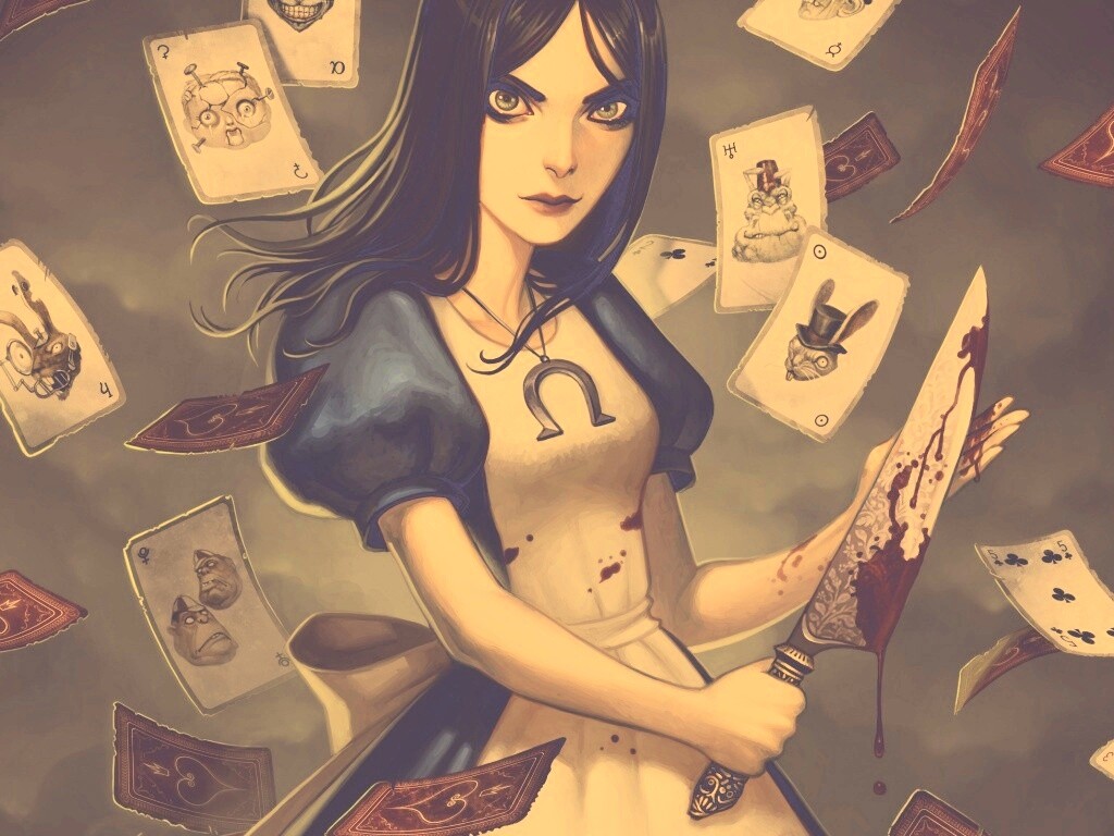 Алиса в стране чудес обои