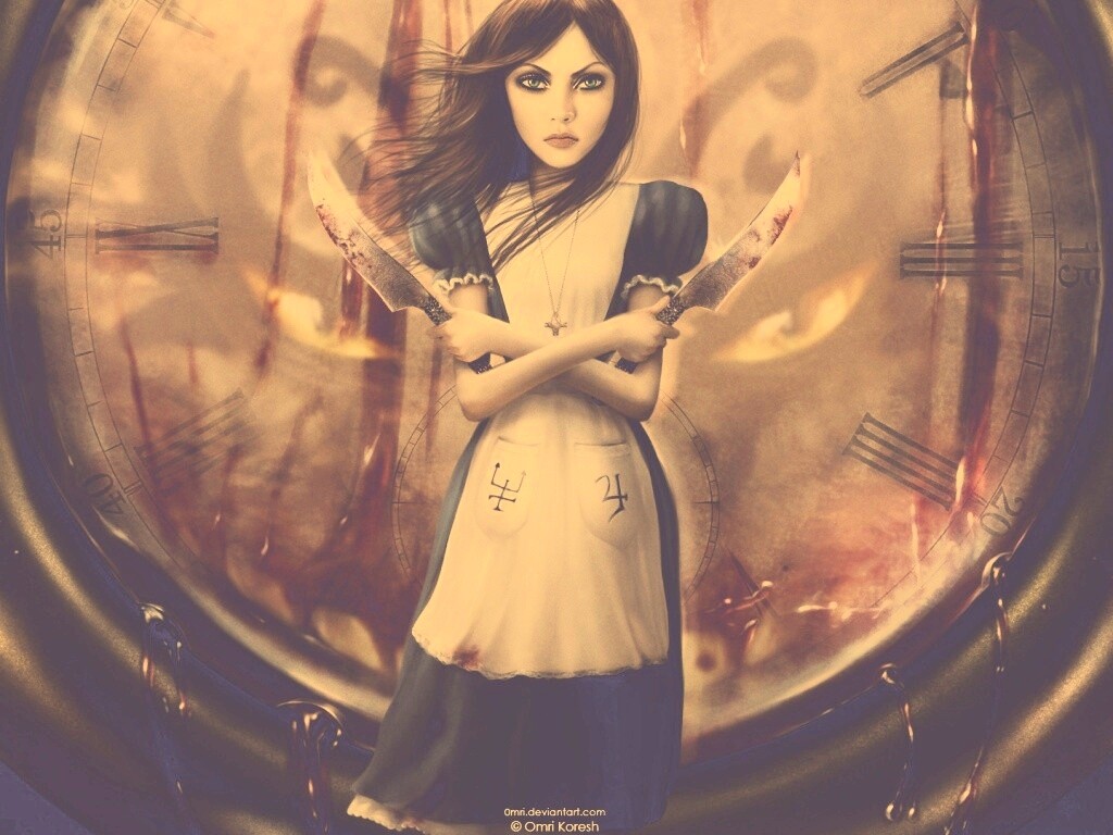 Алиса гроза страны чудес обои