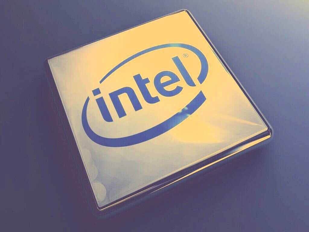 Логотип Intel обои