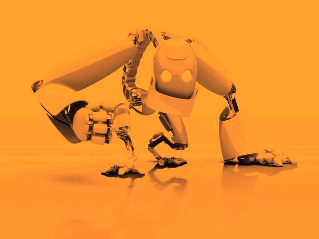 Крадущийся робот обои