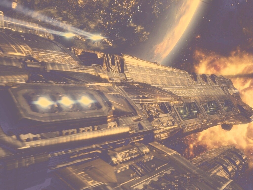 Космический корабль обои