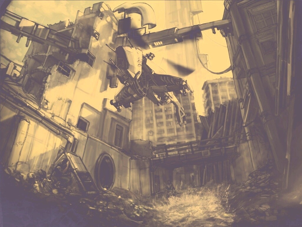 City 17 из Half Life обои