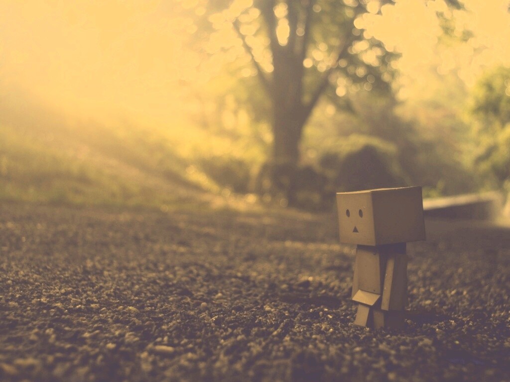 Картонный человечек обои