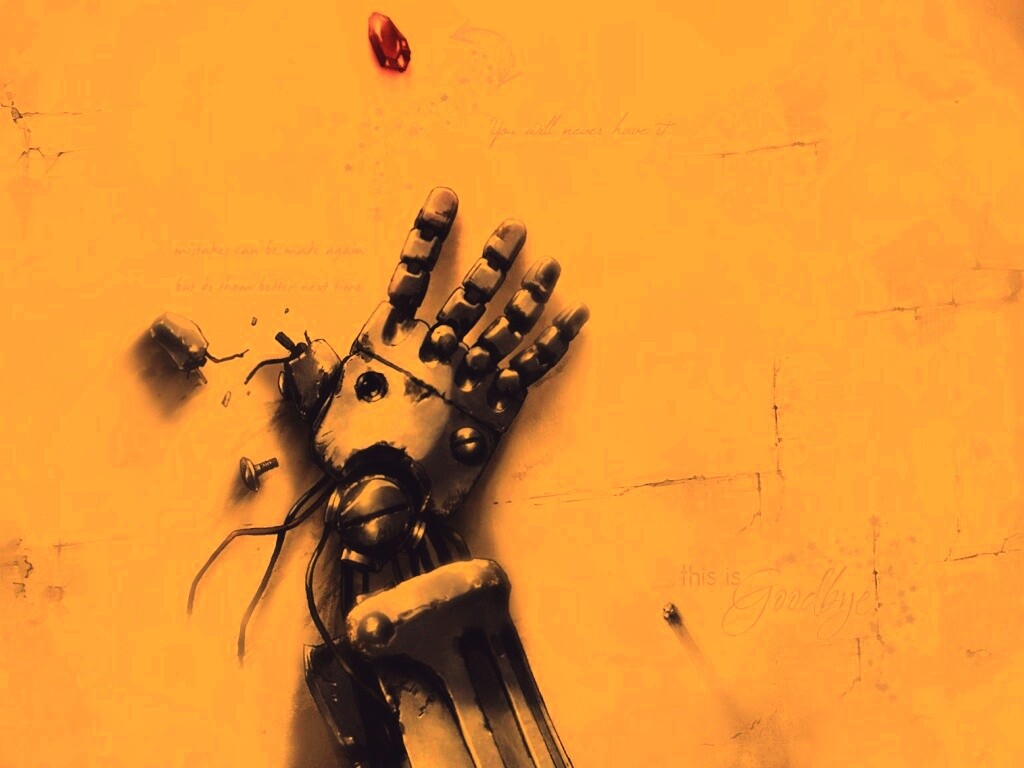 Автопротез из анимэ Стальной Алхимик обои