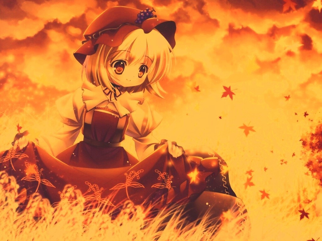 Девочка в поле обои