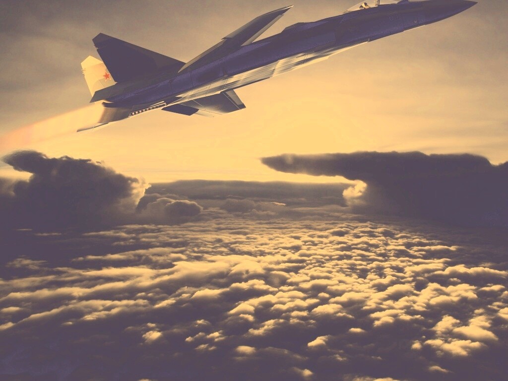 Истребители в небе обои