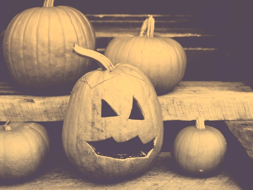 Тыквы на хэллоуин обои