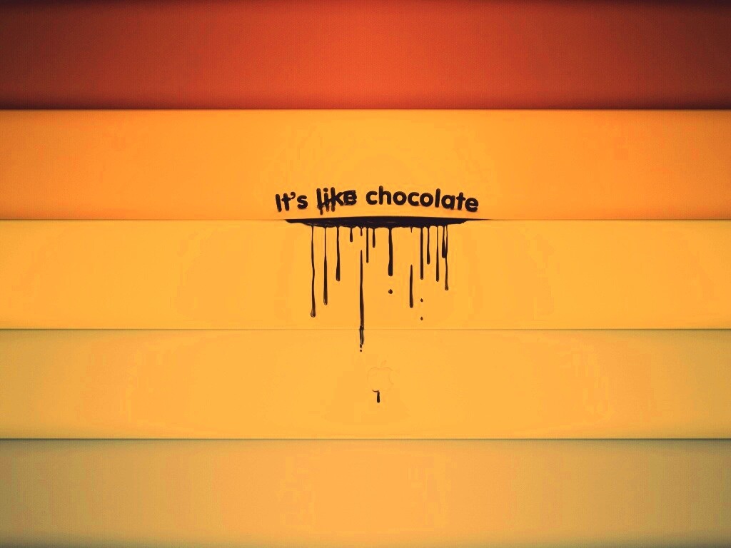 It"s not like chocolate обои