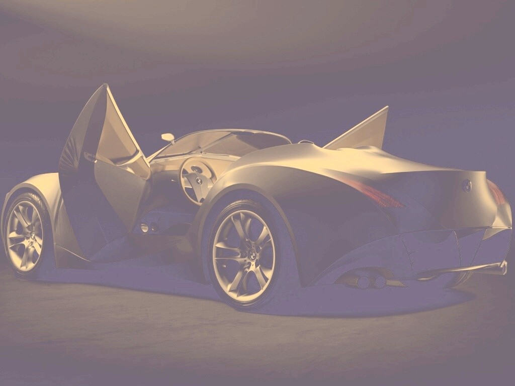 Автомобиль с распахнутыми дверцами обои