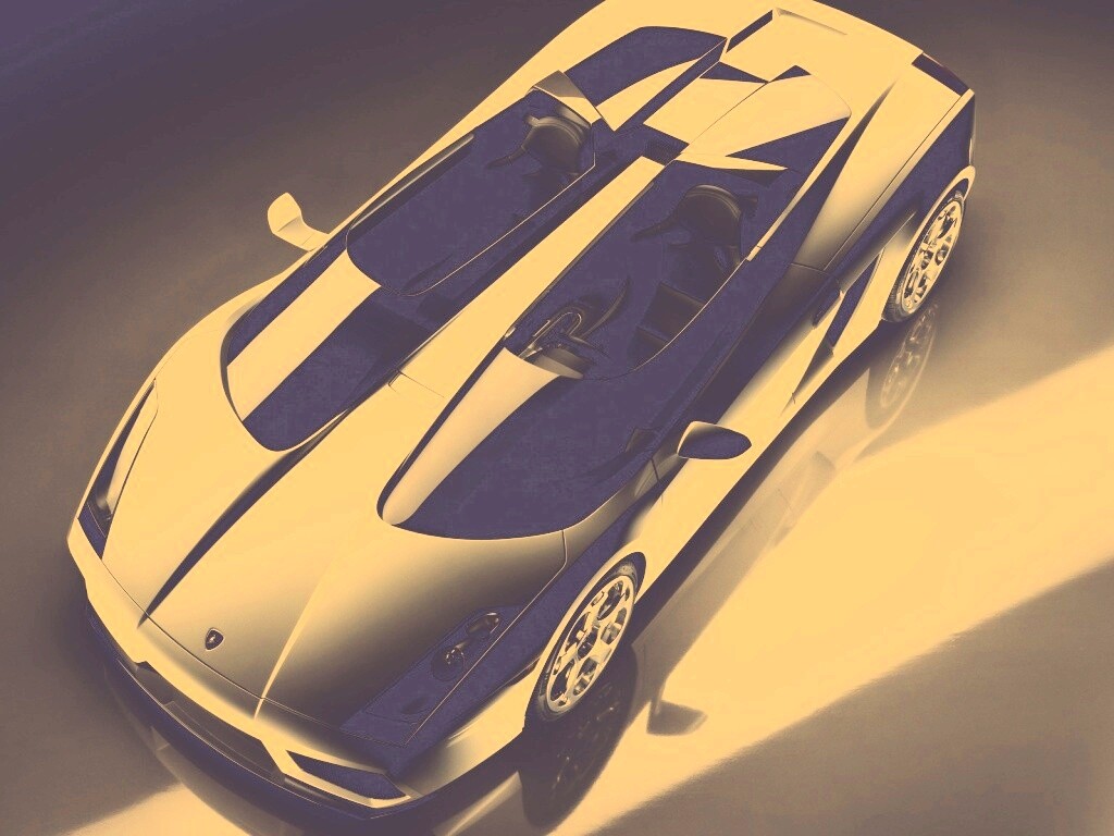 Светло-серый Lamborghini обои