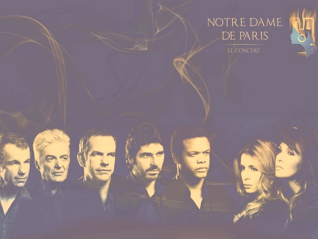 Актрёры мюзикла Нотр Дам де Пари обои