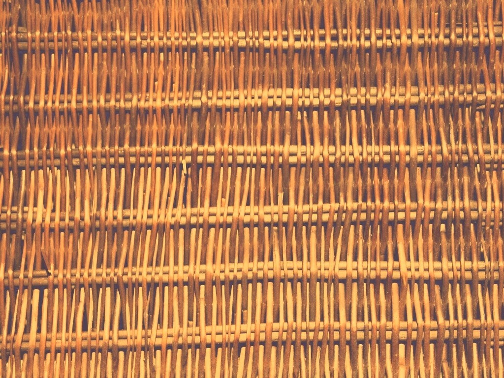 Плетёный забор обои