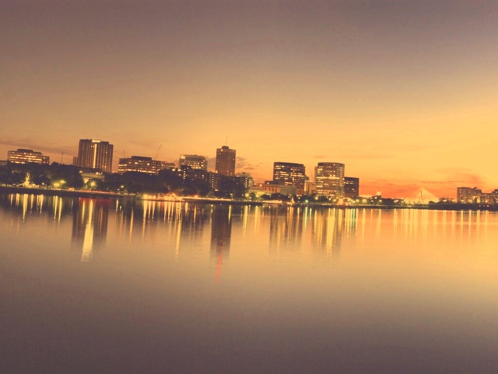 Панорама Бостона обои