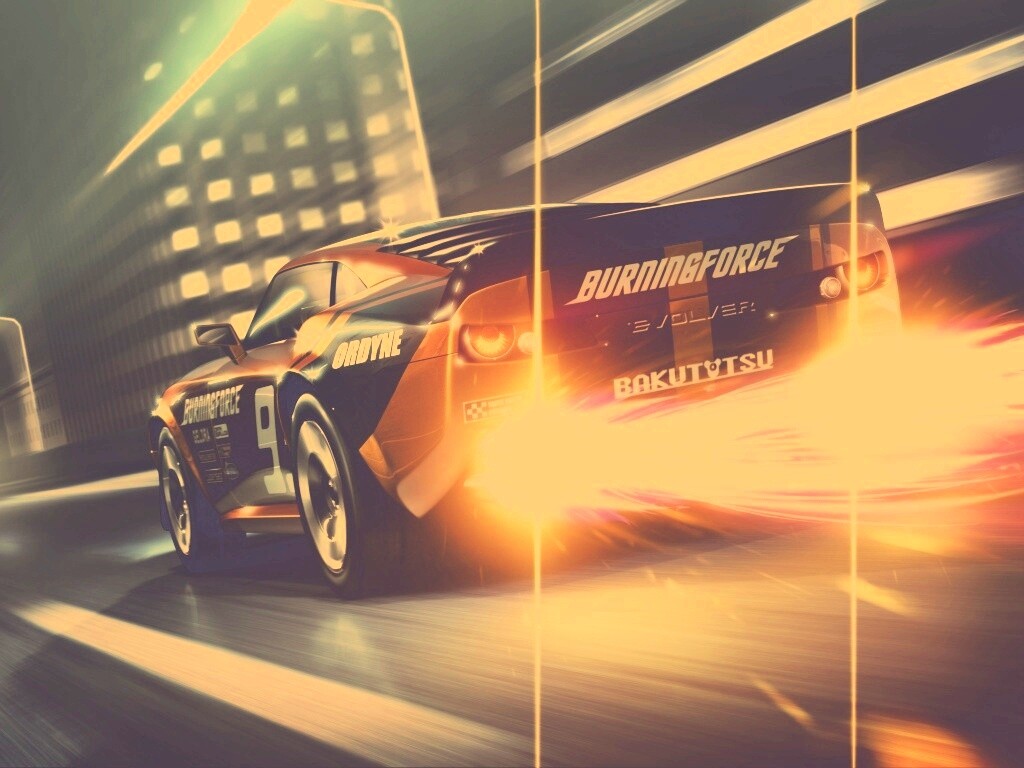 Ночное нитро обои