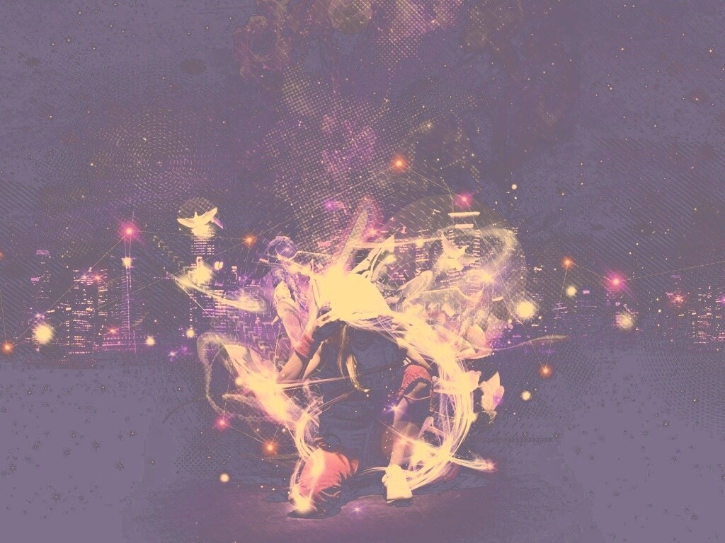 Фристайл арт с танцующей девушкой обои