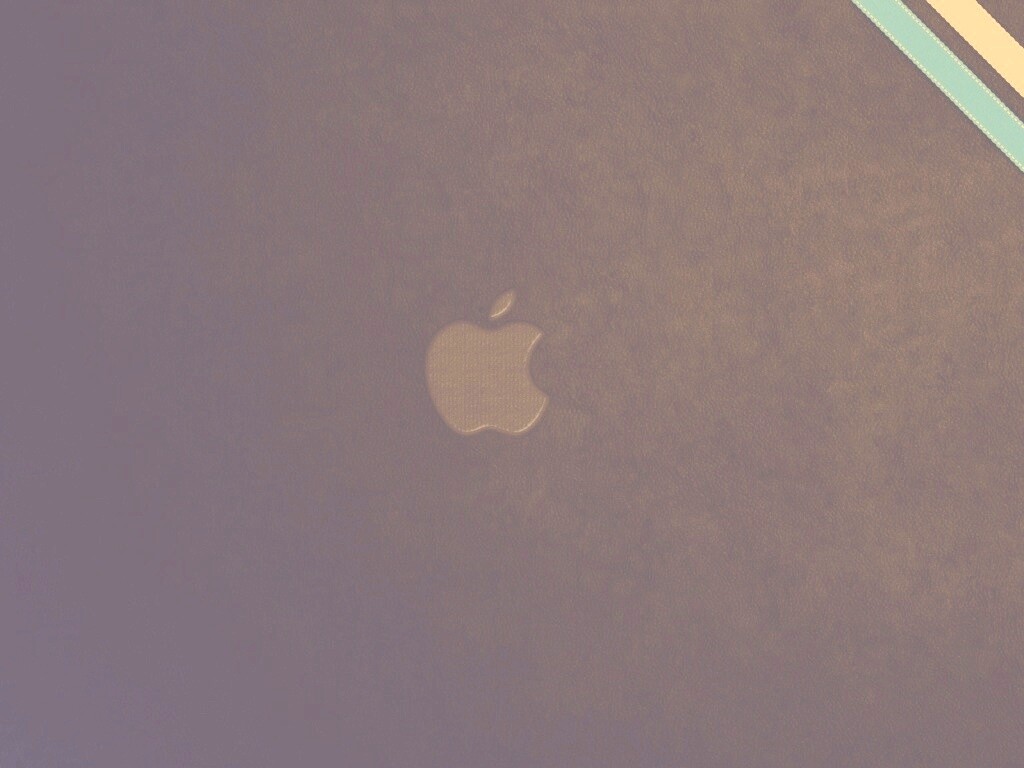 Логотип Apple в дереве обои