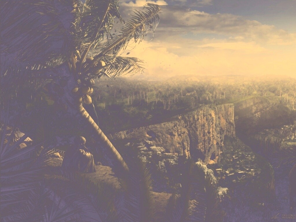 Вид на джунгли обои