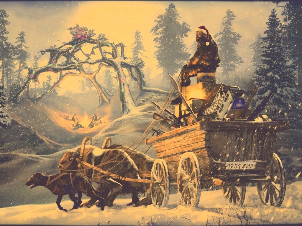 Новогодний Сталкер обои