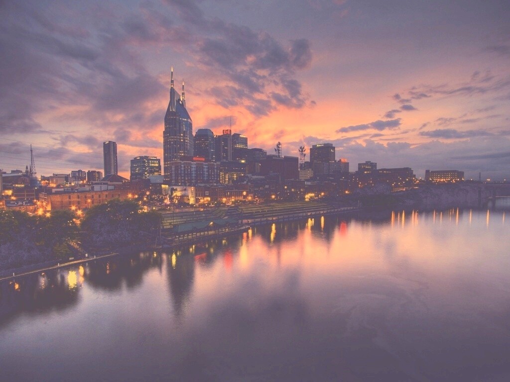 Ночной город обои