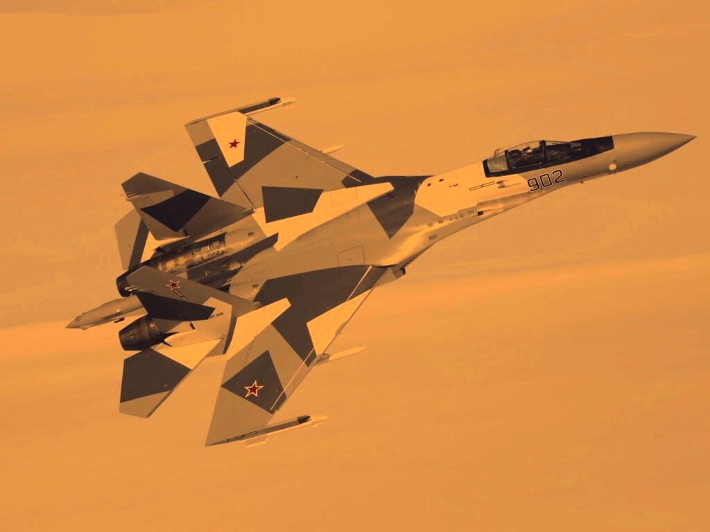 Полёт истребителя обои