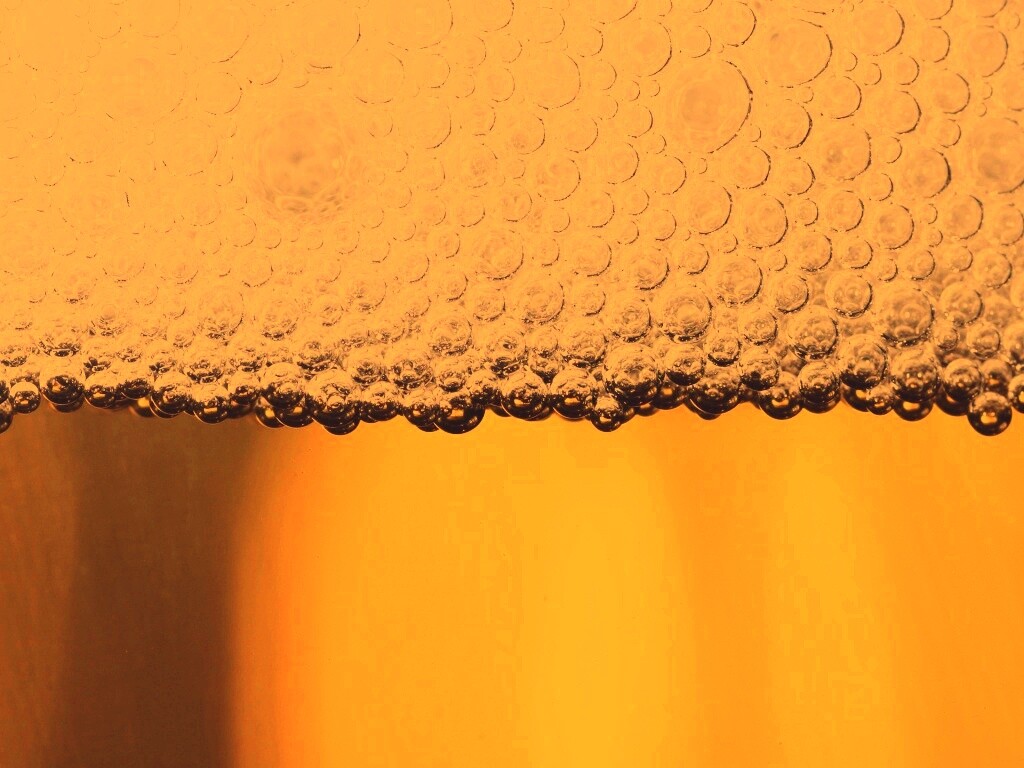 Пенное пиво в макро обои